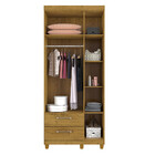 Roupeiro Canadá 3 Portas E 2 Gavetas Conquista Móveis