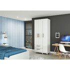 Roupeiro Canadá 3 Portas E 2 Gavetas Conquista Móveis