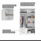 Roupeiro Canadá 4 Portas 2 Gavetas Mdf E Mdp Conquista Móveis