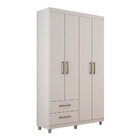 Roupeiro Canadá 4 Portas 2 Gavetas Mdf E Mdp Conquista Móveis