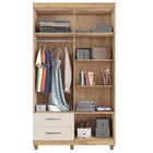 Roupeiro Canadá 4 Portas 2 Gavetas Mdf E Mdp Conquista Móveis