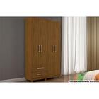 Roupeiro Canadá 4 Portas 2 Gavetas Mdf E Mdp Conquista Móveis