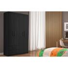 Roupeiro Canadá 4 Portas 2 Gavetas Mdf E Mdp Conquista Móveis