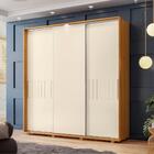 Roupeiro Caribe Carvalho Flex Carvalho Grife/off White