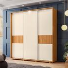 Roupeiro Caribe Carvalho Flex Carvalho Grife/off White