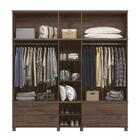 Roupeiro Casal 11 Portas 4 Gavetas Columbus Ébano