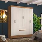 Roupeiro Casal 6 Portas 2 Gavetas Amendola Touch Off White Fr