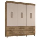 Roupeiro Casal 6 Portas 6 Gavetas Demolição Baunilha 6602089