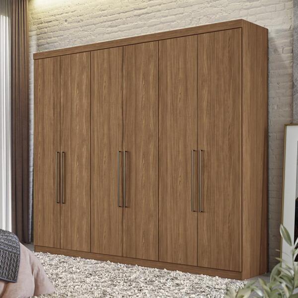 Roupeiro Casal 6 Portas Bum Jatobá