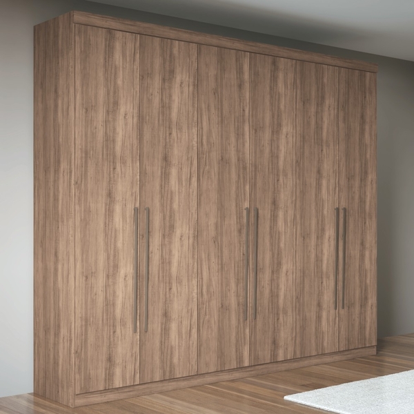 Roupeiro Casal 6 Portas Burn Atacama