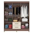 Roupeiro Casal 6 Portas Espelho Rp162 Fell