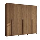 Roupeiro Casal 6 Portas Manchester Jatobá