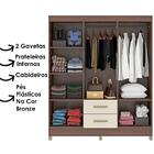 Roupeiro Casal 6 Portas Rp162 Fell