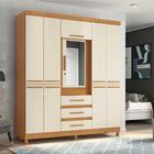 Roupeiro Casal 6 Portas Varadero Carvalho Grife/off White