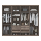 Roupeiro Casal 8 Portas Natália Castanha Off White