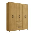 Roupeiro Casal Com 6 Portas E 3 Gavetas Rp3638 Ipê
