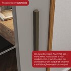 Roupeiro Casal Com Espelho 2 Portas Deslizantes 3 Gavetas Del