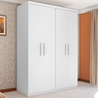 Roupeiro Casal Flórida Quatro Portas Branco
