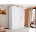 Roupeiro Casal Flórida Quatro Portas Branco