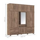 Roupeiro Casal Newman Atacama 7 Gavetas