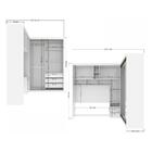 Roupeiro Casal Stones Branco