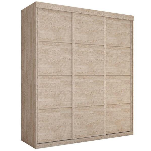 Roupeiro Casal Três Portas Correr Veneza Amarula