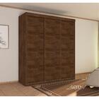 Roupeiro Casal Três Portas Correr Veneza Malbec