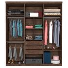 Roupeiro Casal Turquia Seis Portas Chocolate