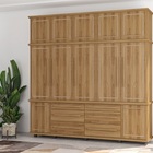 Roupeiro Channel Cinco Portas Nature - Fabri Móveis
