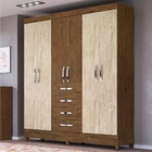 Roupeiro Citrus Castanho Wood Avelã Wood