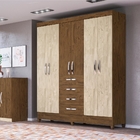 Roupeiro Citrus Castanho Wood Avelã Wood