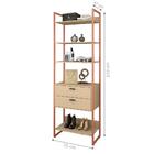 Roupeiro Cloe Com Gavetas Avela Cobre