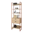 Roupeiro Cloe Com Gavetas Avela Cobre