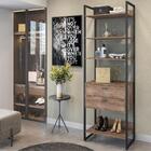 Roupeiro Cloe Com Gavetas Castanho Preto