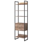 Roupeiro Cloe Com Gavetas Castanho Preto