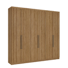 Roupeiro Com 6 Portas E 2 Gavetas Almendra Lilies Móveis