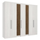 Roupeiro Com 7 Portas E 4 Gavetas Teka E Carvalho Lilies Móve