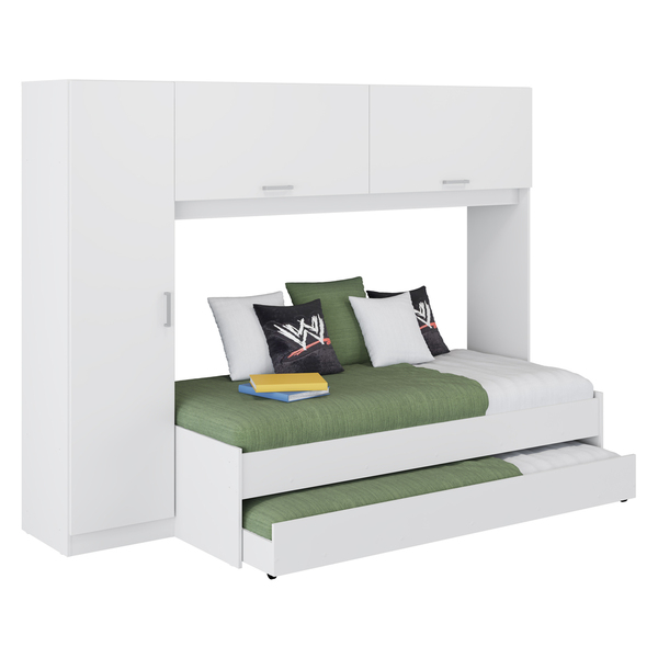 Roupeiro Com Bicama Multimóveis Para Colchão 190cm X 90cm Bra