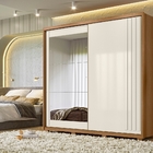 Roupeiro Com Espelho Amon Freijó/off White