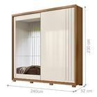 Roupeiro Com Espelho Amon Freijó/off White