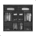 Roupeiro Com Espelho E 2 Portas Limoeiro Naturalle Off White