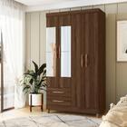 Roupeiro Com Espelho Emma Cedro