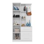 Roupeiro Com Espelho Foster Branco