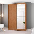 Roupeiro Com Espelho Girona Cedro 2 Portas