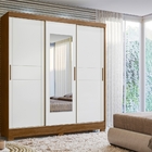 Roupeiro Com Espelho Nilo Naturale/branco