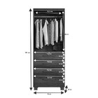 Roupeiro Conjugado 2 Portas 4 Gavetas New Maia Benetil Imbuia