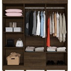 Roupeiro Copacabana New 6 Portas 2 Gavetas Benetil Imbuia