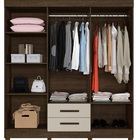 Roupeiro Copacabana New 6 Portas 2 Gavetas Benetil Imbuia-off