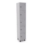 Roupeiro De Aço 1m 05 Portas Pitão Pandin - Cinza