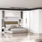 Roupeiro de Casal 2 Portas de Correr Branco Kappesberg 230x158x56cm